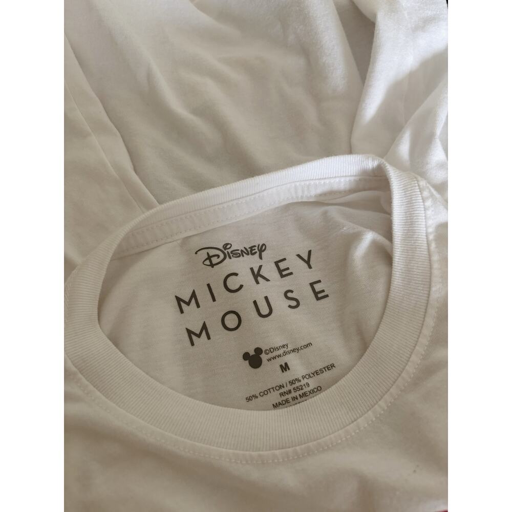 White Disney Mickey Mouse Short Sleeve T-Shirt M - Picture 4 of 4